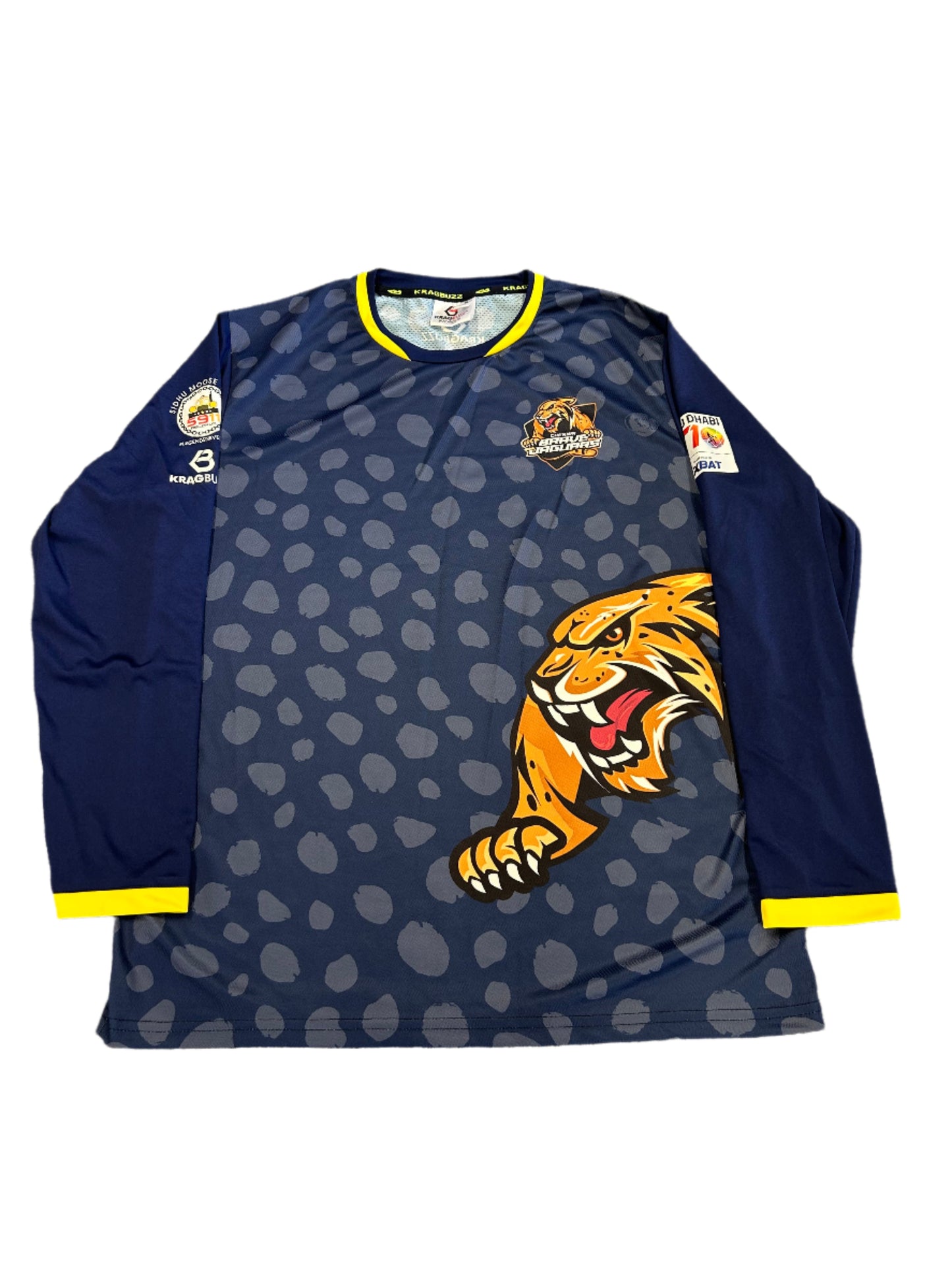 Dan Lawrence Chennai Brave Jaguars 2024 ABDT10 Player Issue LS Training T-Shirt