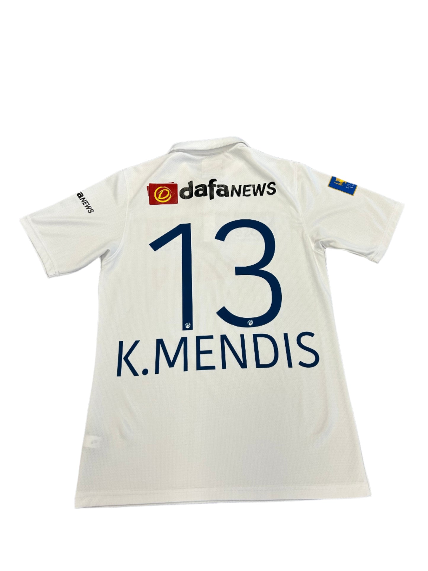 Kusal Mendis Sri Lanka 2024 Test Match Worn SS Playing Shirt