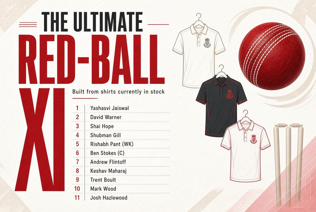 The Ultimate Red-Ball XI: Built From Shirts in Stock