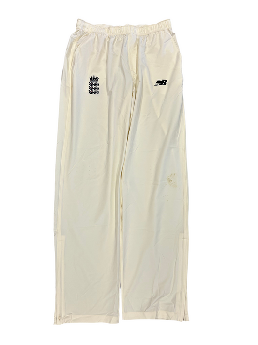 England New Balance Test Match Worn Playing Trousers