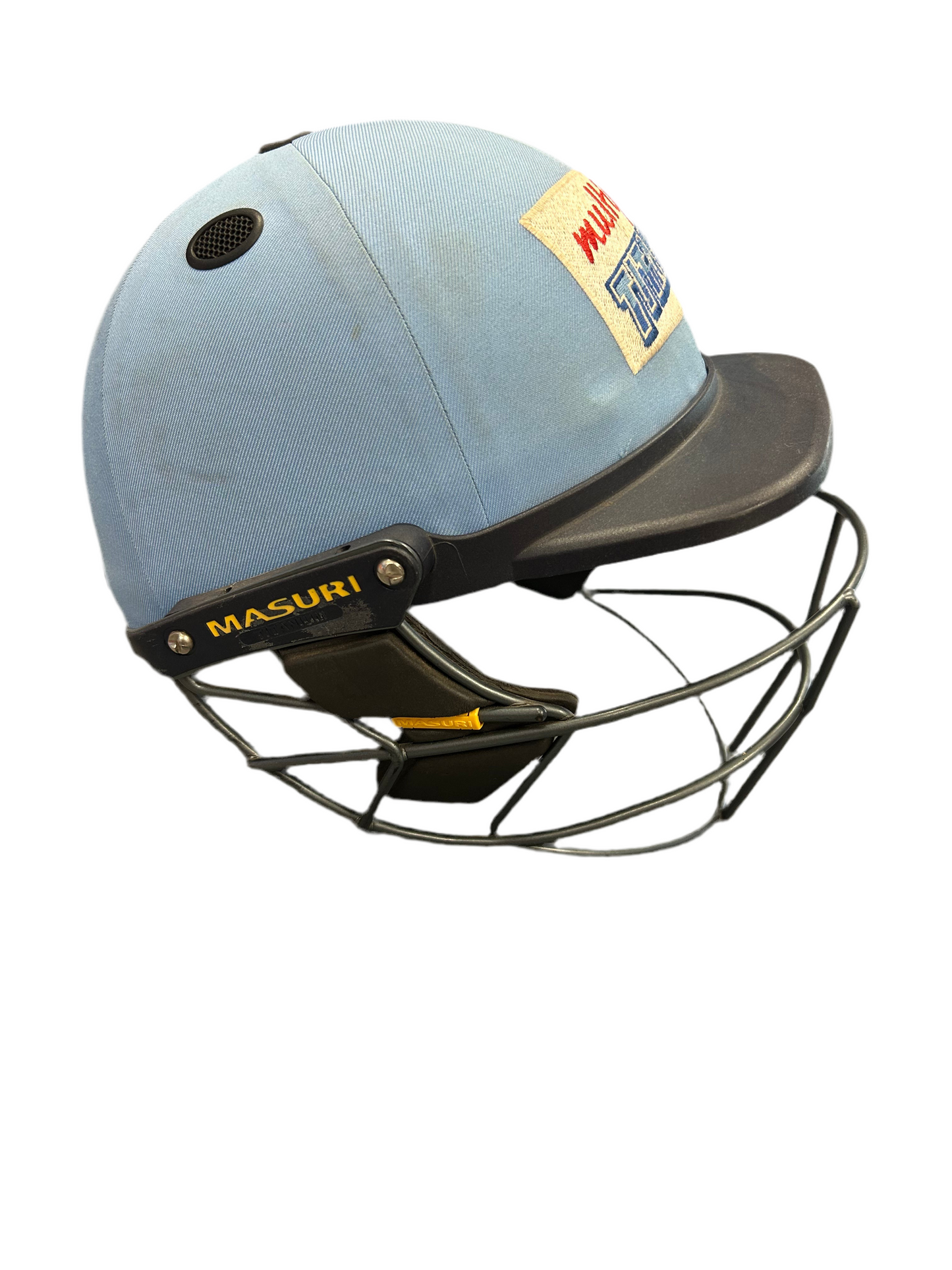 Multiply Titans Masuri Elite Titanium Match Used Cricket Helmet