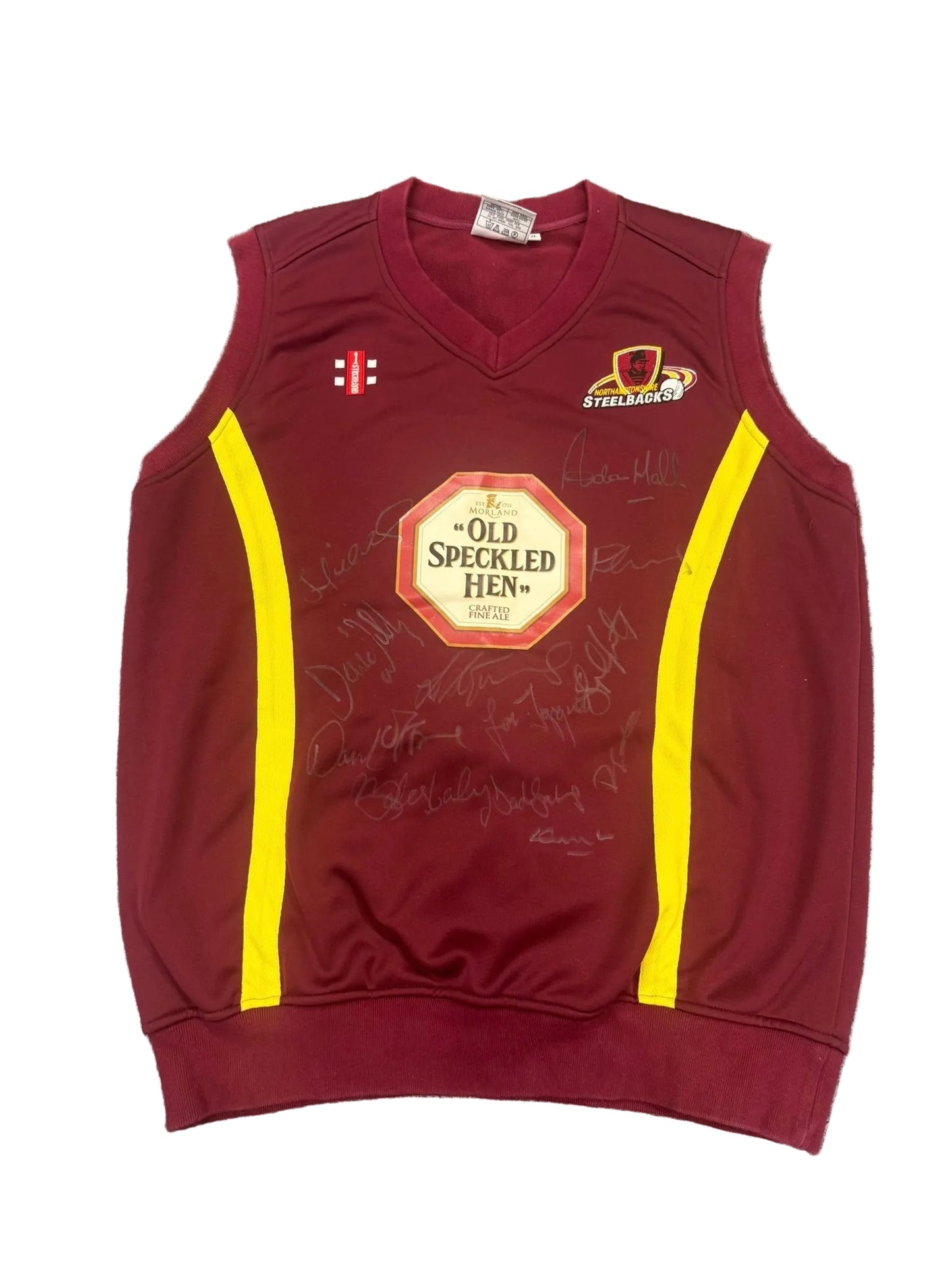 Luke Evans Northamptonshire 2012 T20 Match Worn Squad Signed Playing Pullover