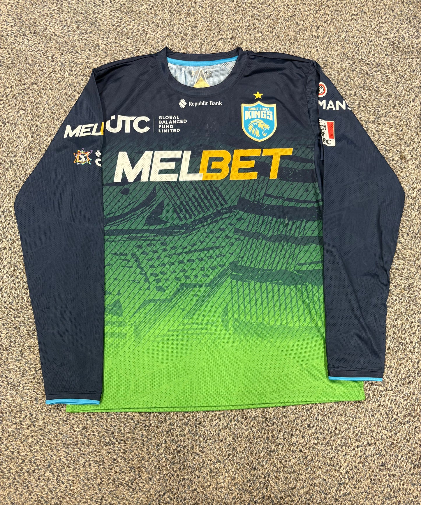 St Lucia Kings 2025 CPL Player Issue LS Training T-Shirt