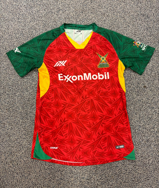 Guyana Amazon Warriors CPL Player Issue SS Training T-Shirt