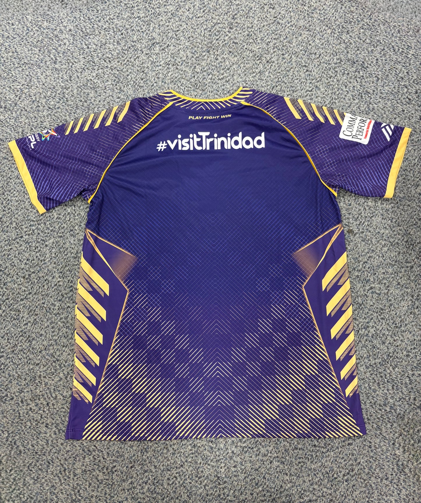 Trinbago Knight Riders CPL Player Issue SS Training T-Shirt