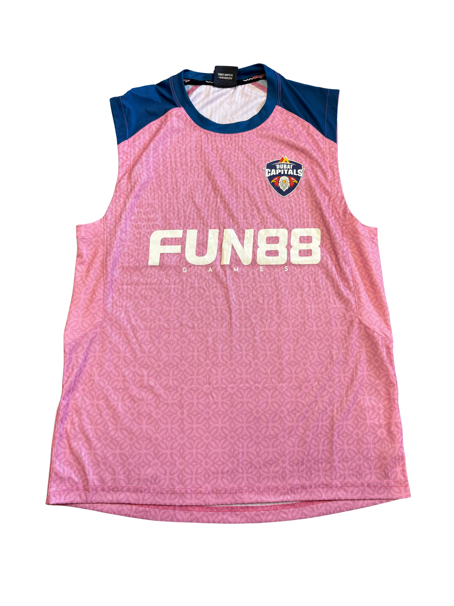 Dubai Capitals 2026 ILT20 Player Issue Sleeveless Training Vest