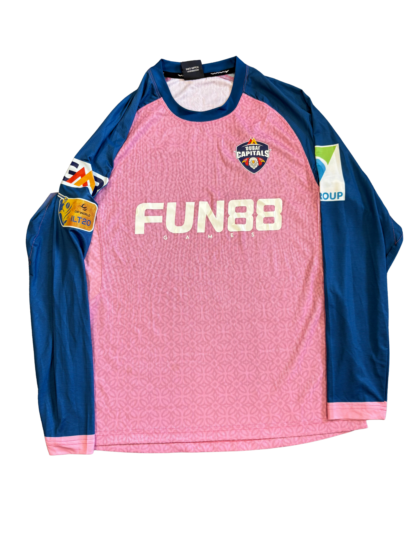 Dubai Capitals 2026 ILT20 Player Issue LS Training T-Shirt
