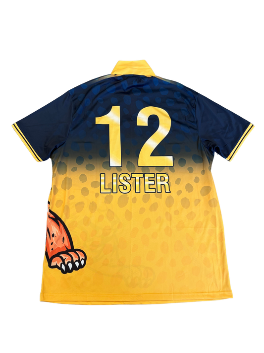 Ben Lister Surrey Jaguars 2025 GT20 Match Issue SS Playing Shirt