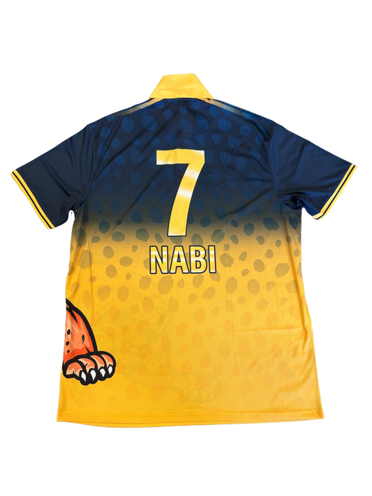 Mohammad Nabi Surrey Jaguars 2025 GT20 Match Issue SS Playing Shirt