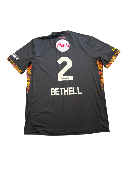 Jacob Bethell Birmingham Phoenix 2026 Hundred Match Issue SS Playing Shirt