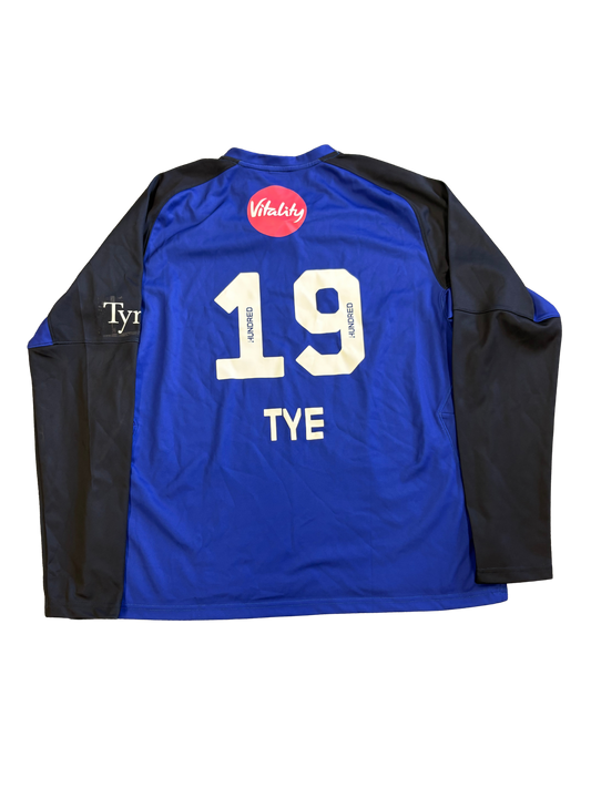 Andrew Tye London Spirit 2026 Hundred Match Issue LS Playing Jumper