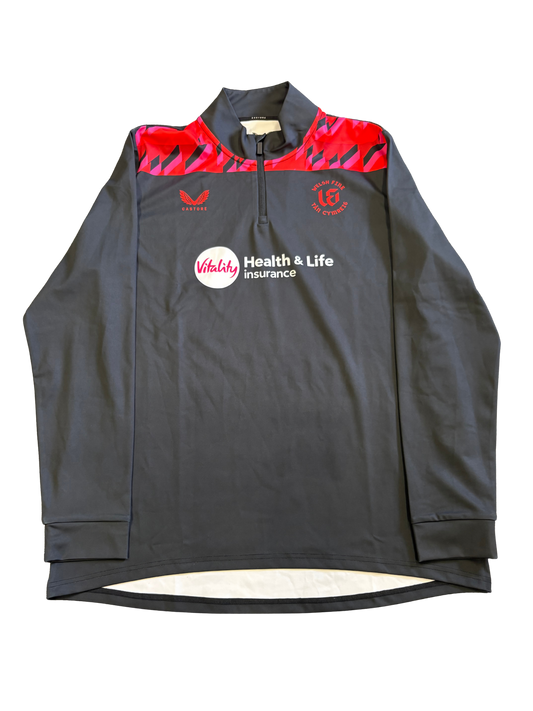 Welsh Fire 2026 Hundred Player Issue 1/4 Zip Training Fleece