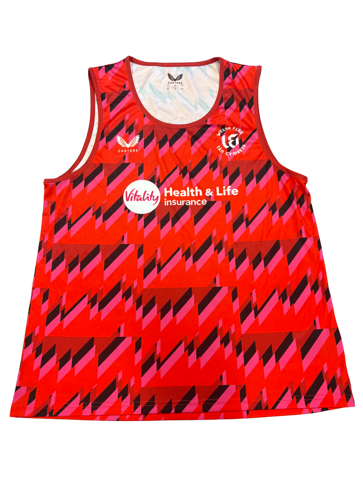 Welsh Fire 2026 Hundred Player Issue Sleeveless Training Vest