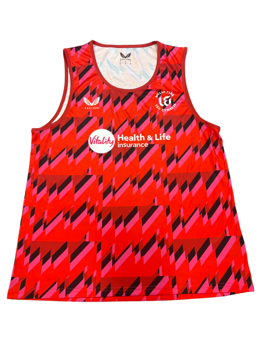 Welsh Fire 2026 Hundred Player Issue Sleeveless Training Vest