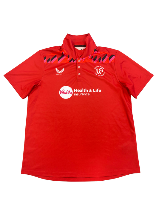 Welsh Fire 2026 Hundred Player Issue SS Training Polo Shirt