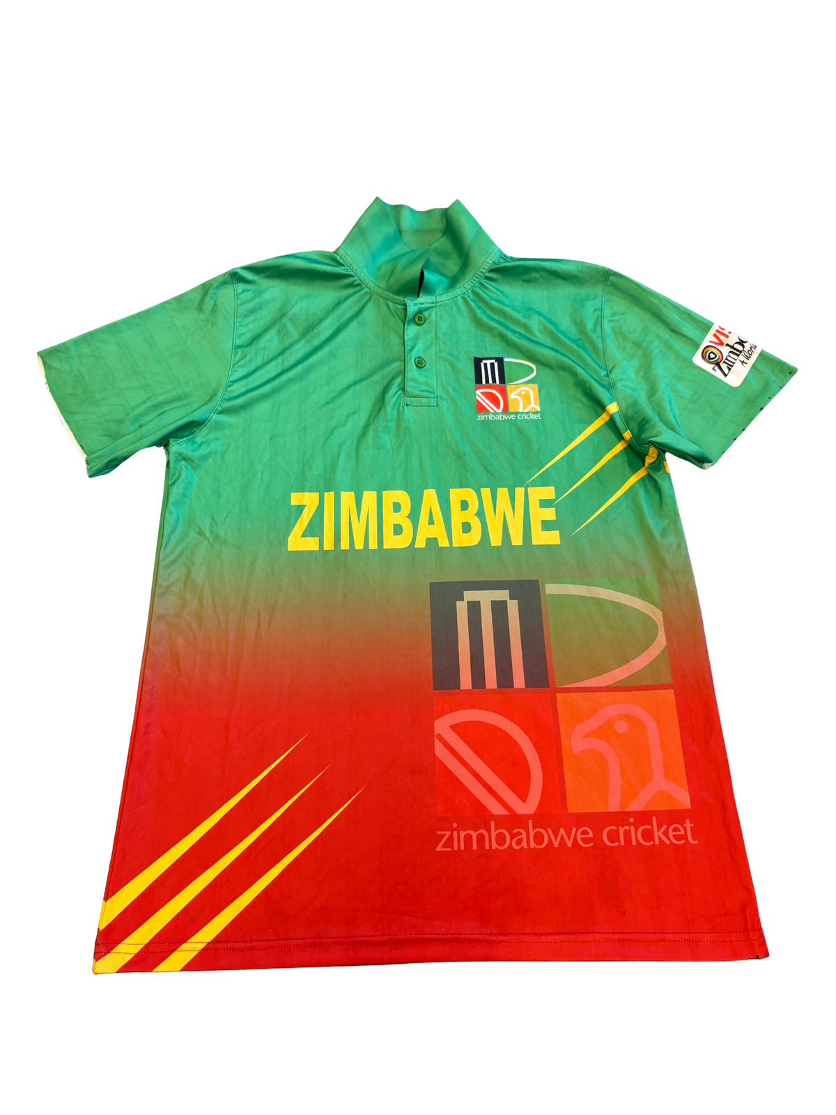 Brad Evans Zimbabwe A T20 Match Worn SS Playing Shirt