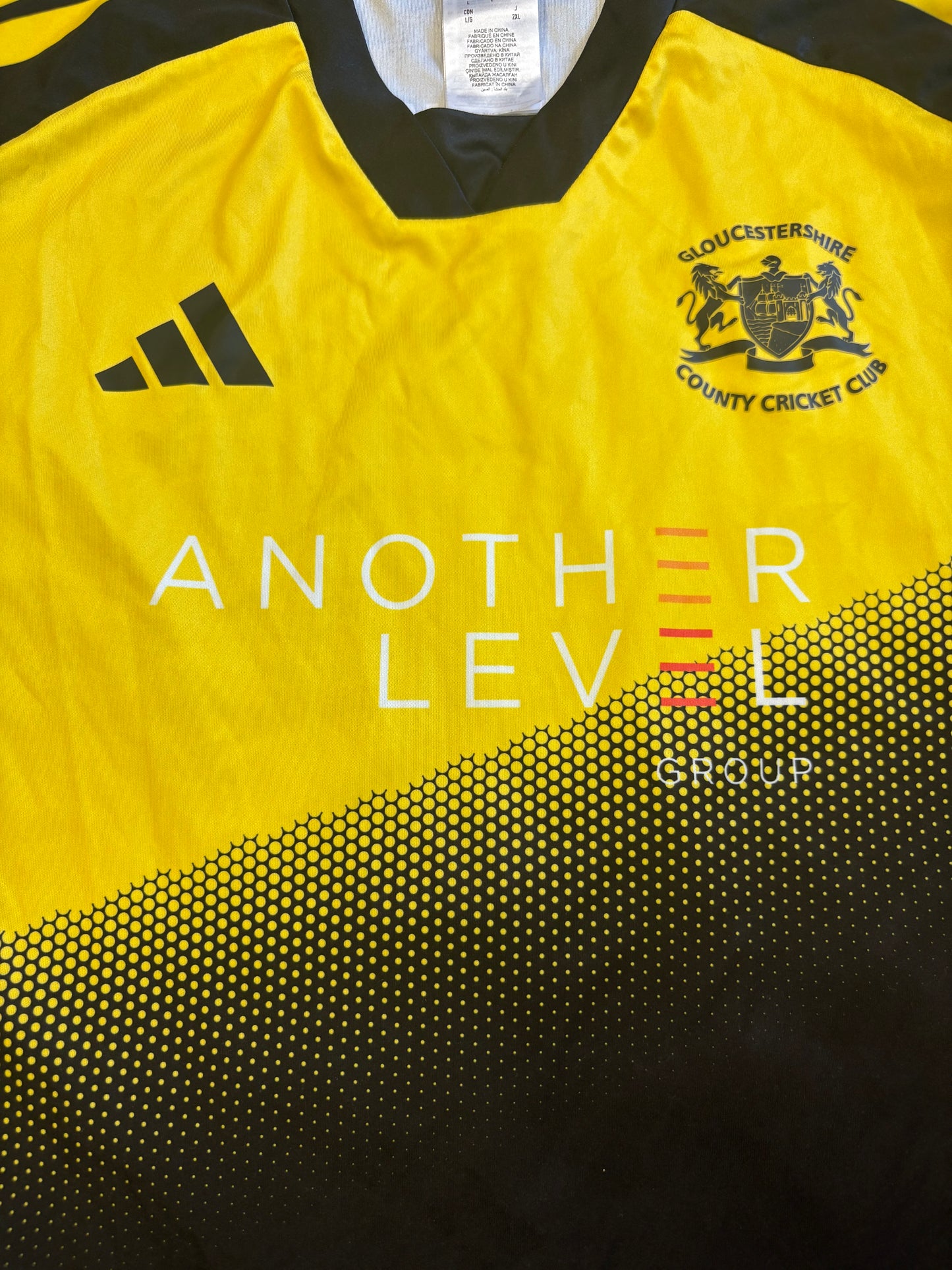 Ben Charlesworth Gloucestershire 2025 MB50 Match Worn LS Playing Shirt