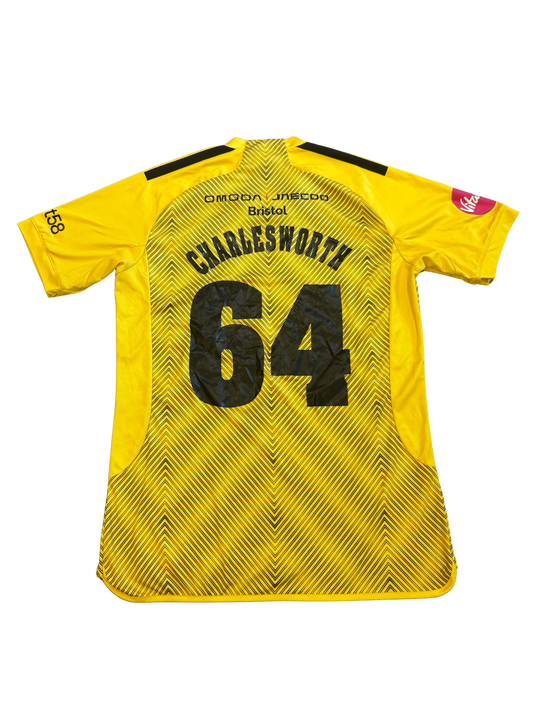 Ben Charlesworth Gloucestershire 2025 T20 Match Worn SS Playing Shirt