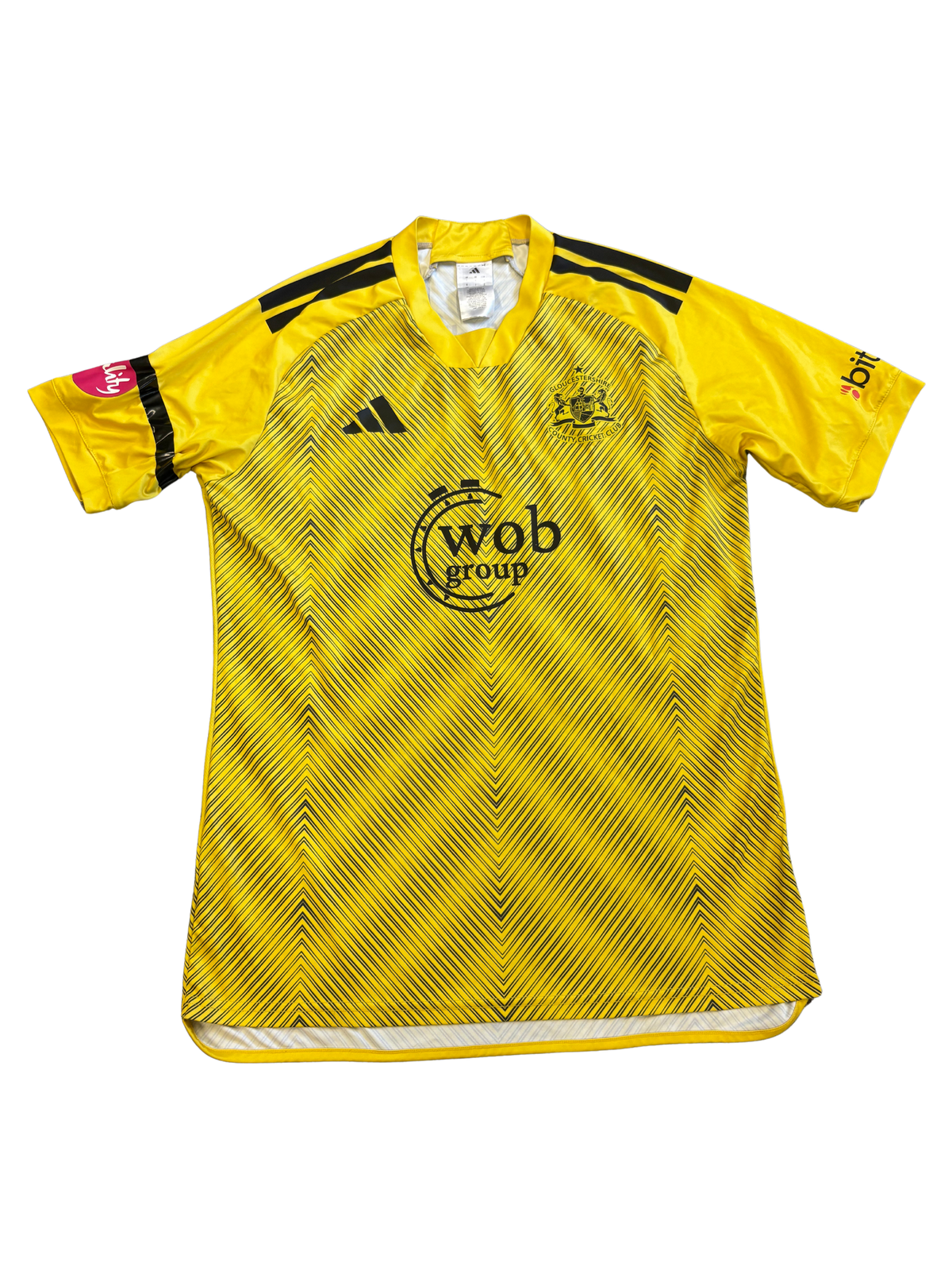 Ben Charlesworth Gloucestershire 2025 T20 Match Worn SS Playing Shirt