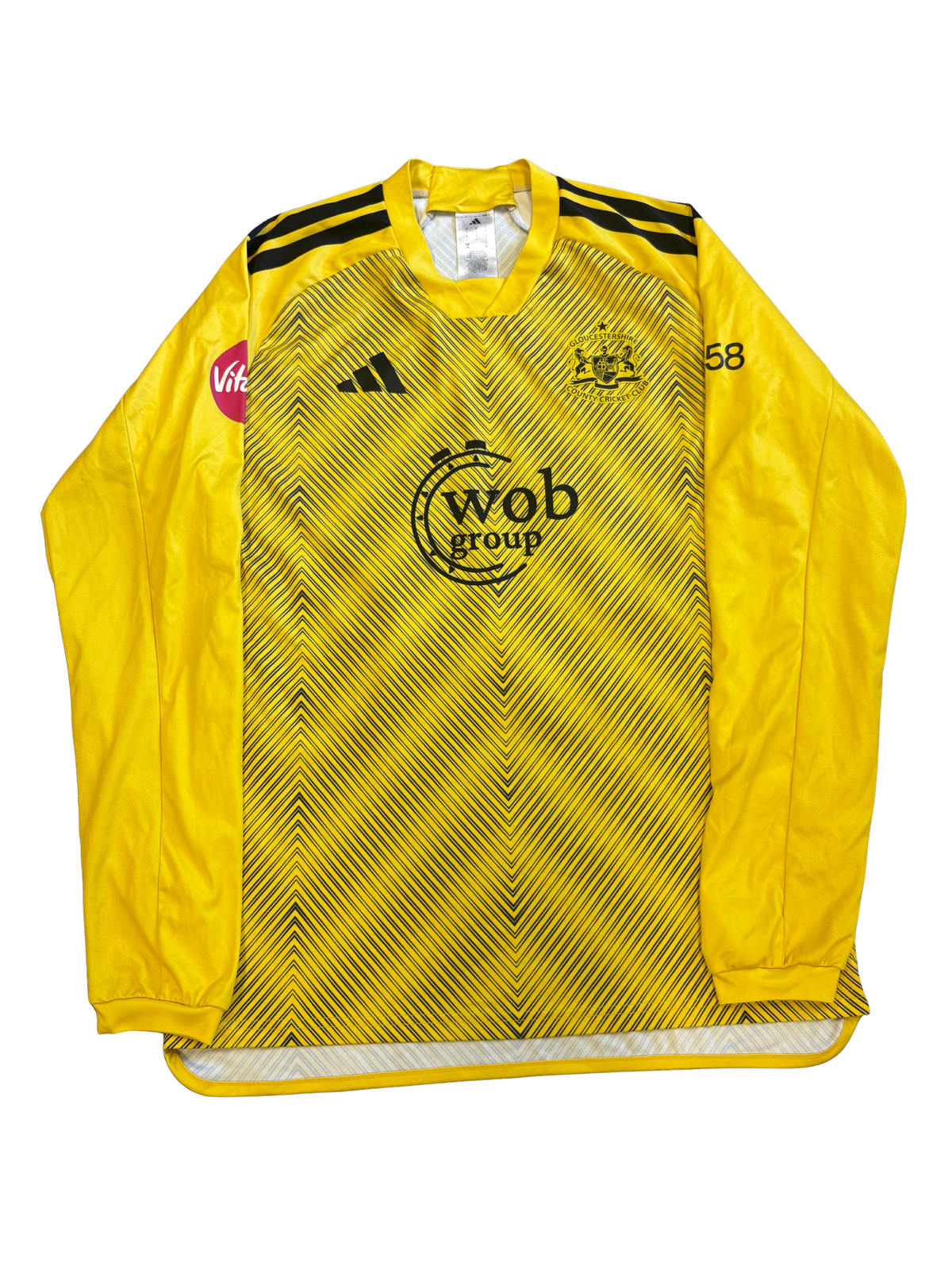Ben Charlesworth Gloucestershire 2025 T20 Match Worn LS Playing Shirt