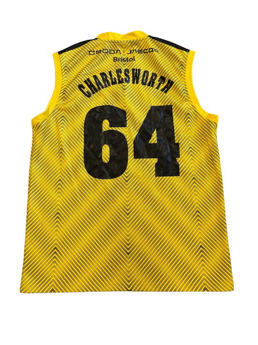 Ben Charlesworth Gloucestershire 2025 T20 Match Worn Playing Pullover