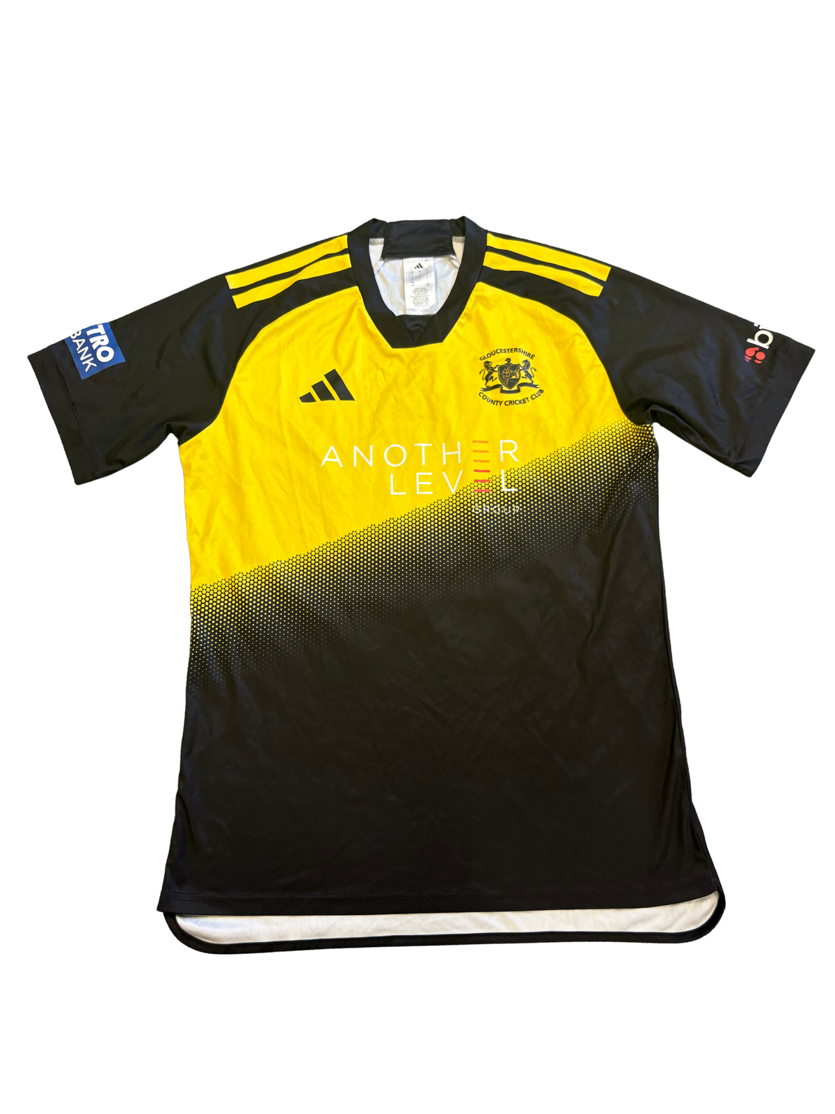 Ben Charlesworth Gloucestershire 2025 MB50 Match Worn SS Playing Shirt
