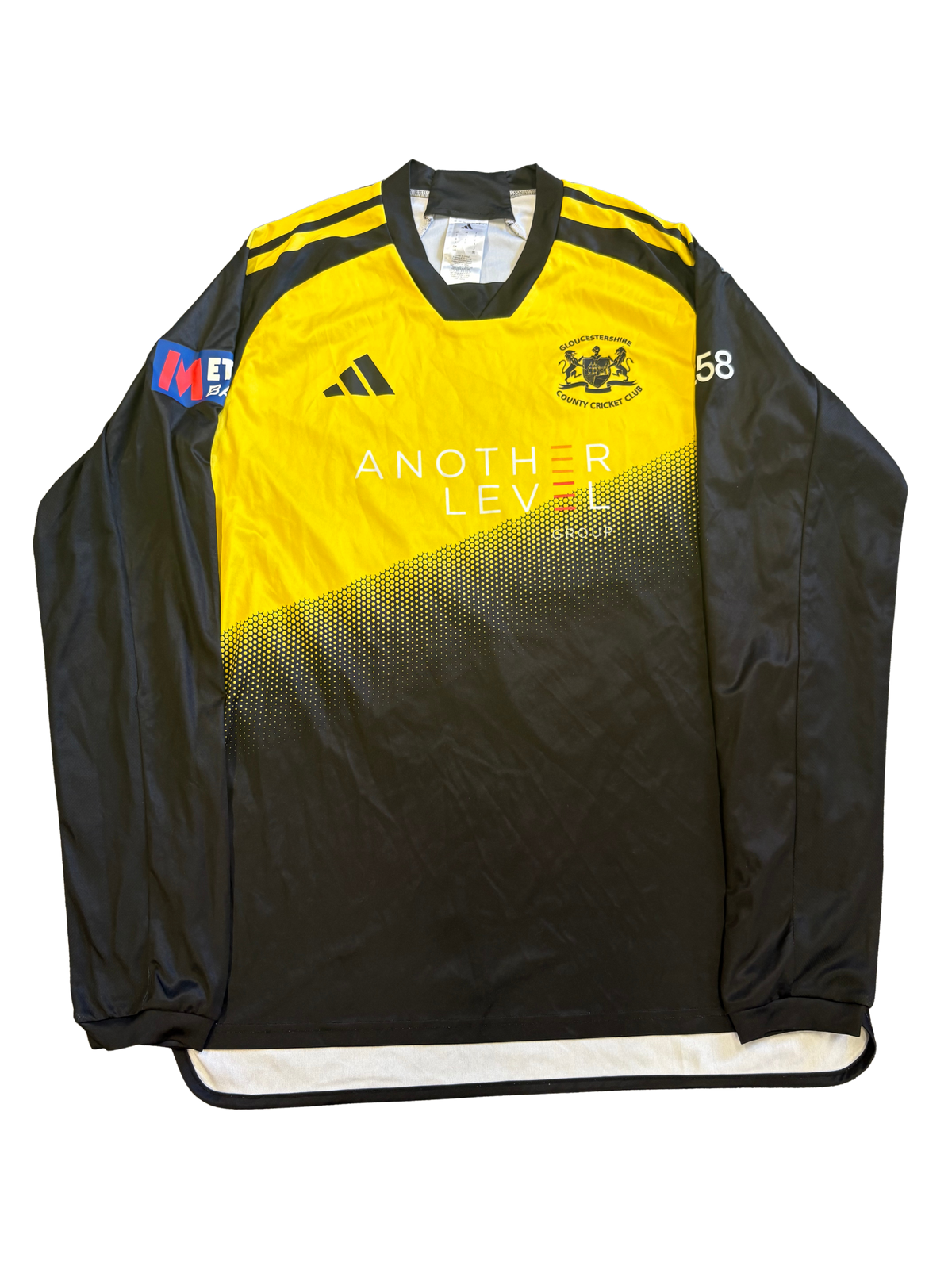 Ben Charlesworth Gloucestershire 2025 MB50 Match Worn LS Playing Shirt