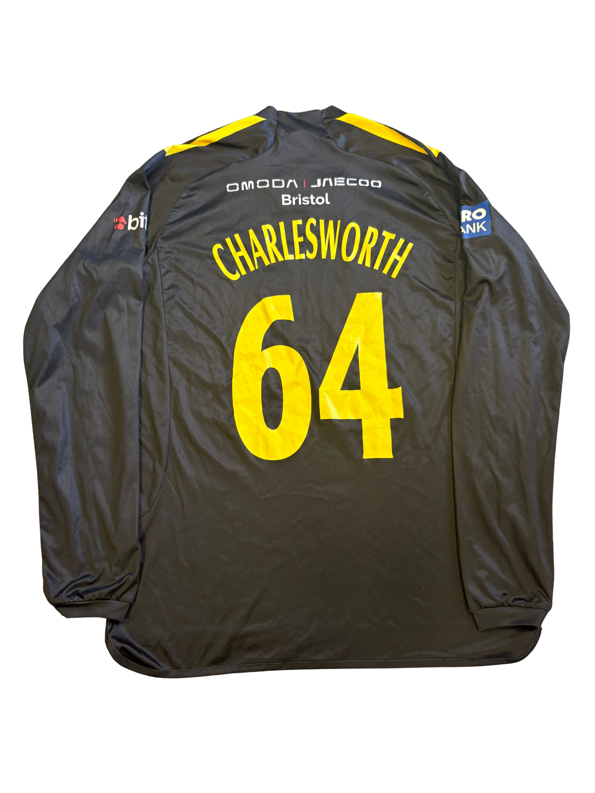 Ben Charlesworth Gloucestershire 2025 MB50 Match Worn LS Playing Shirt