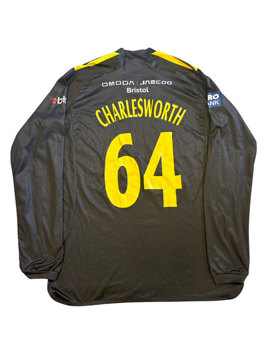 Ben Charlesworth Gloucestershire 2025 MB50 Match Worn LS Playing Shirt
