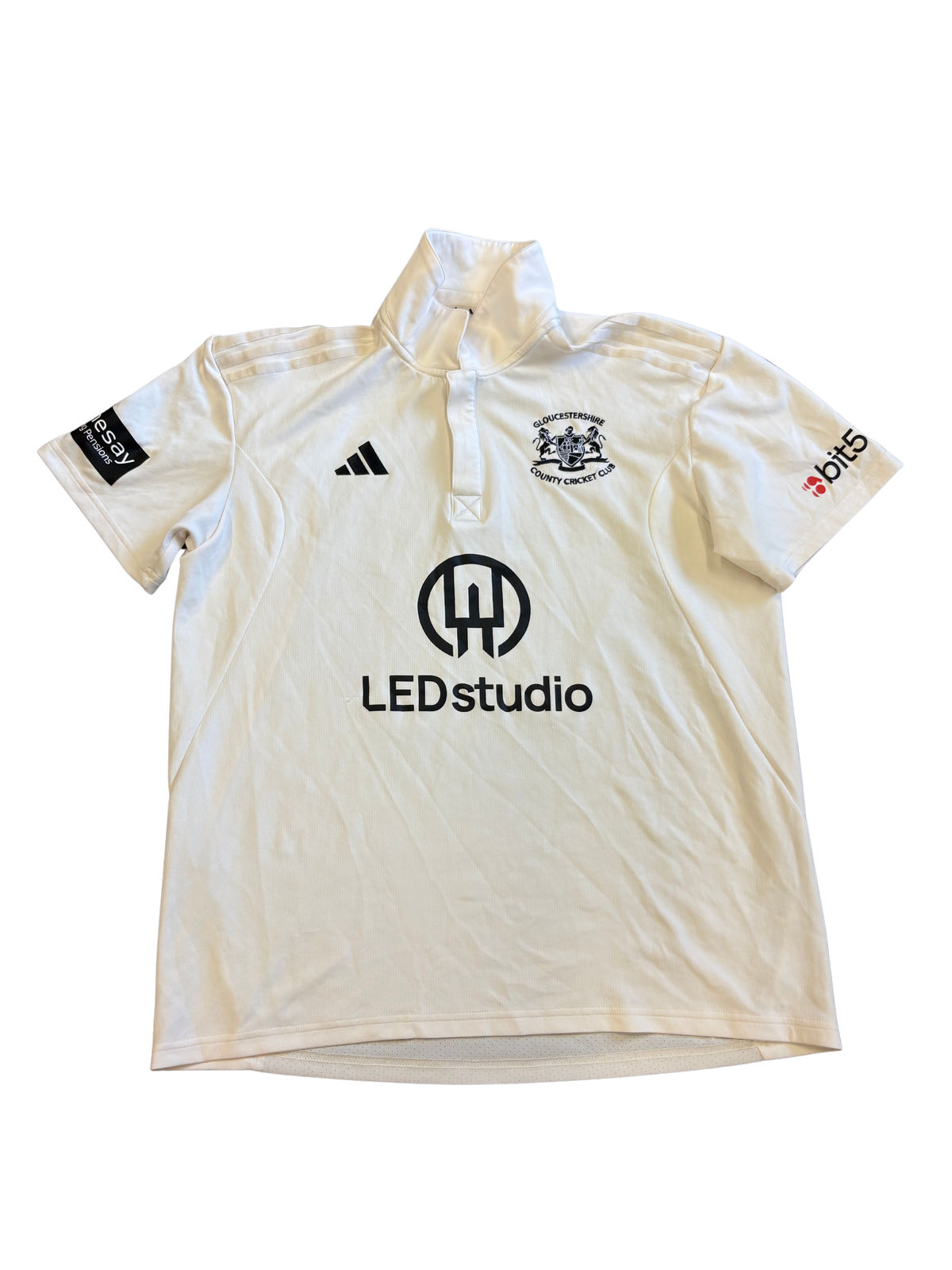 Ben Charlesworth Gloucestershire 2025 County Championship Match Worn SS Playing Shirt