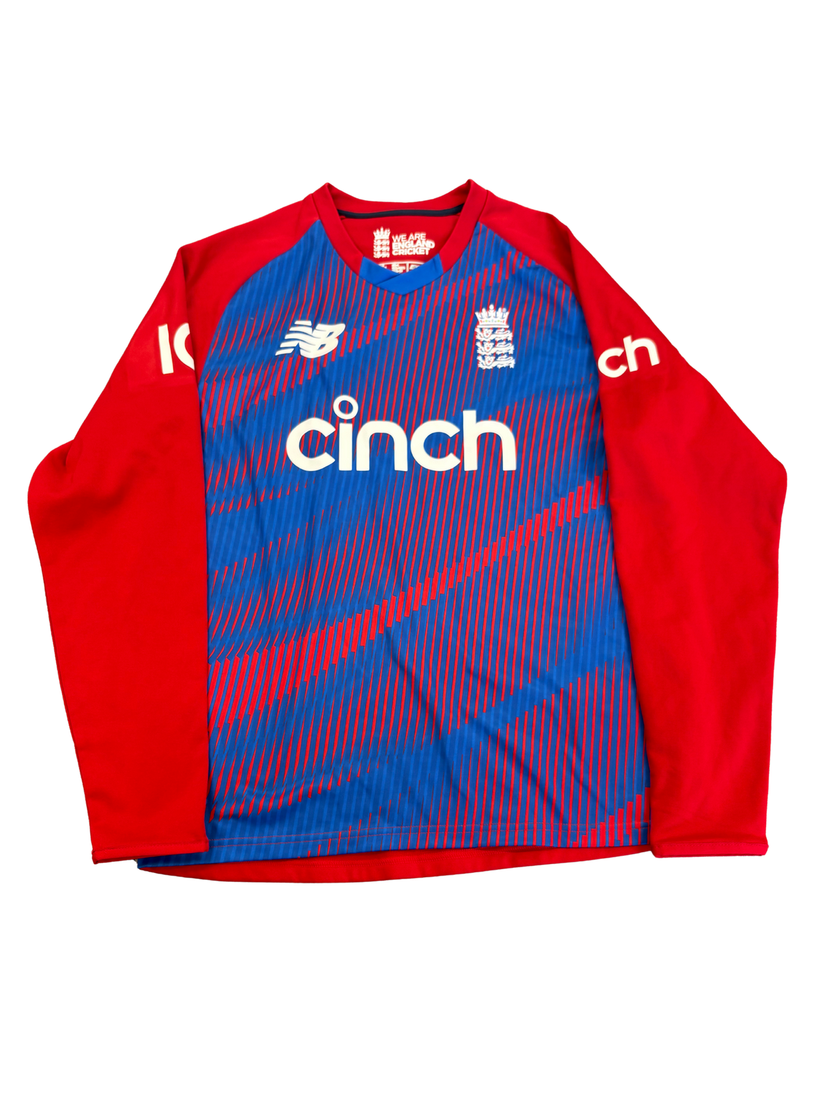 Jason Roy England 2021 T20 Match Worn LS Playing Jumper