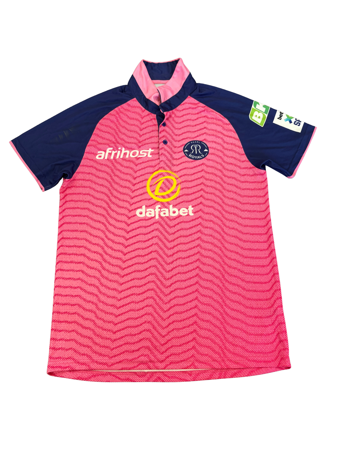 Jason Roy Paarl Royals 2023 SA20 Match Worn SS Playing Shirt