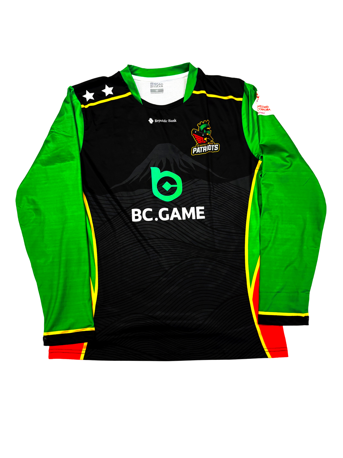 St Kitts and Nevis Patriots 2025 CPL Match Issue LS Playing Shirt