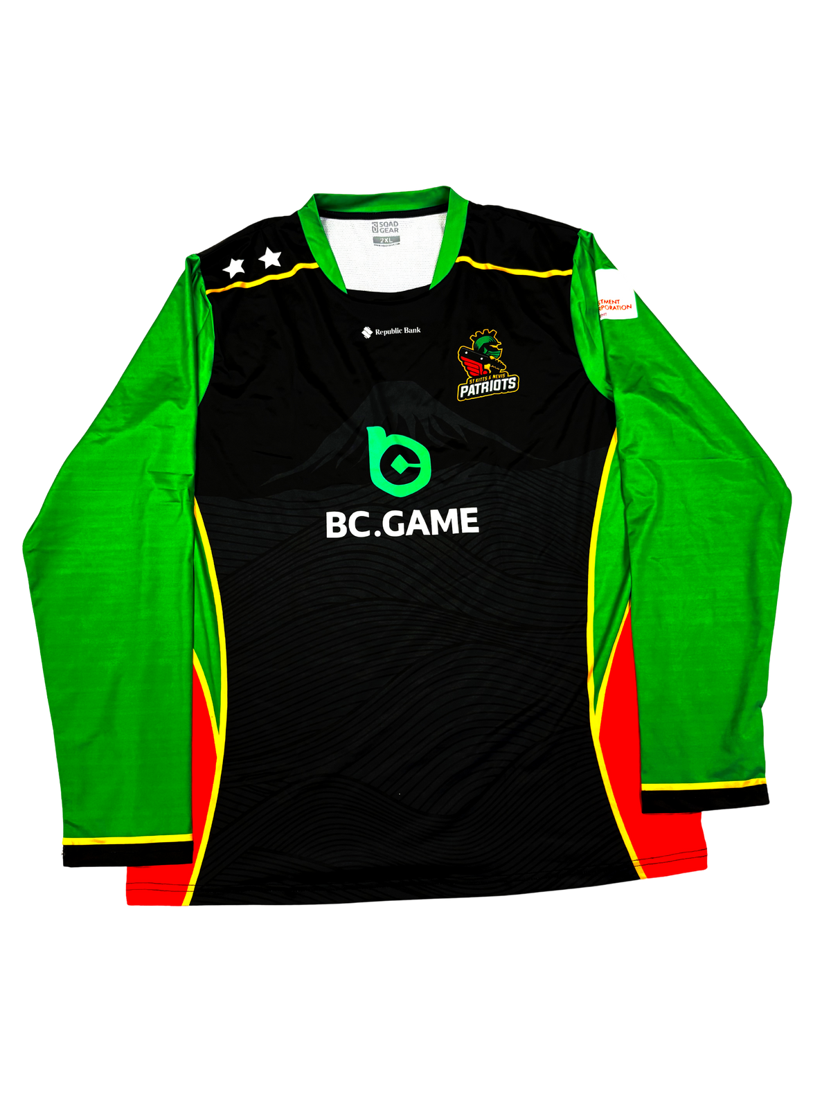 Jason Holder St Kitts and Nevis Patriots 2025 CPL Match Issue LS Playing Shirt