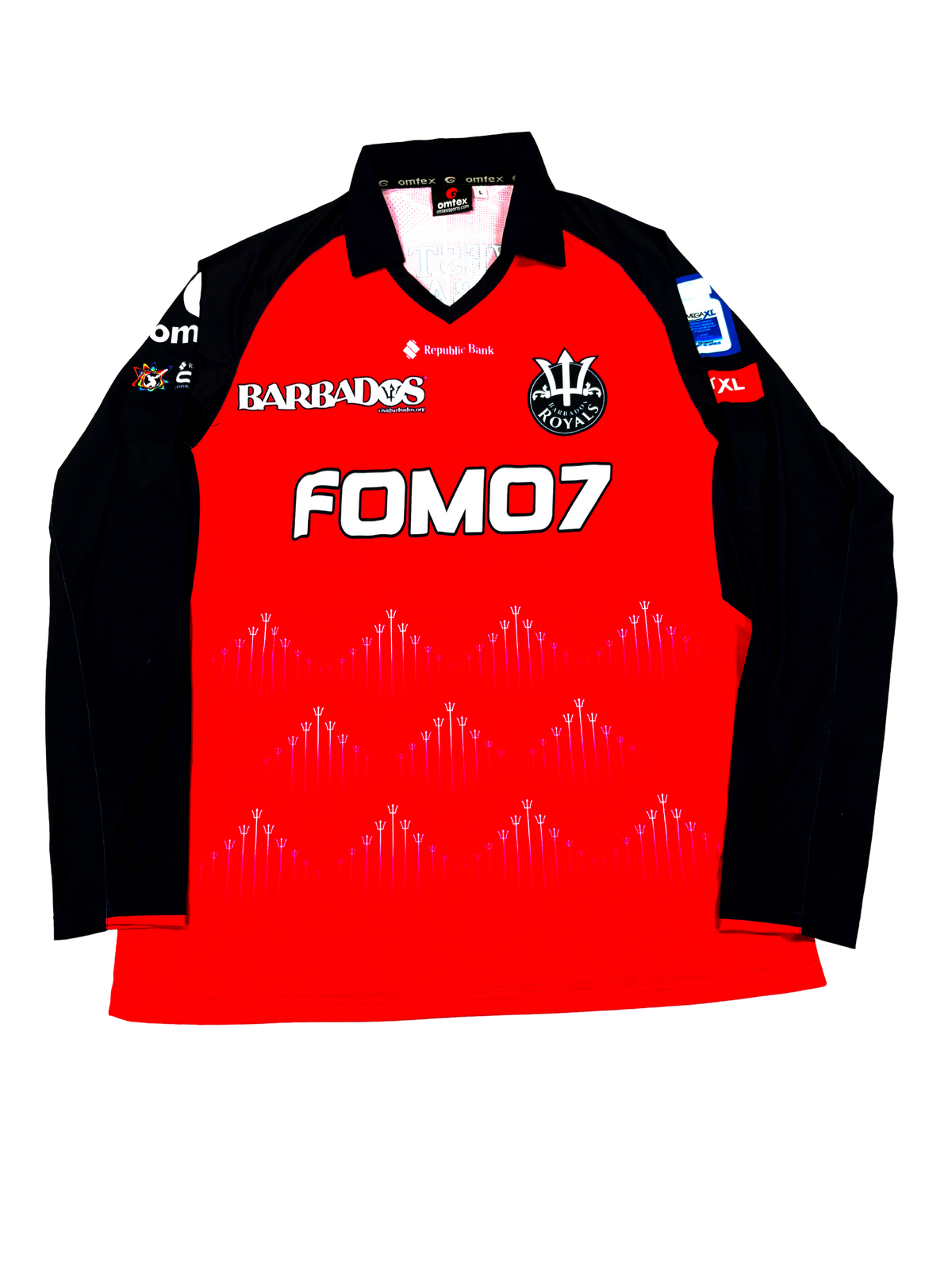 Maheesh Theekshana Barbados Royals 2024 CPL Match Issue LS Playing Shirt
