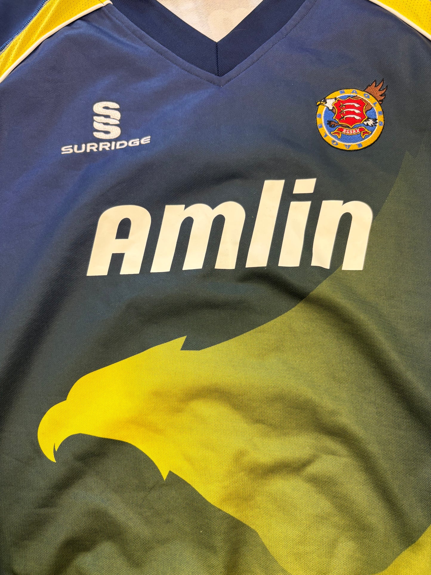 Owais Shah Essex Eagles T20 Match Worn And Signed Playing Pullover