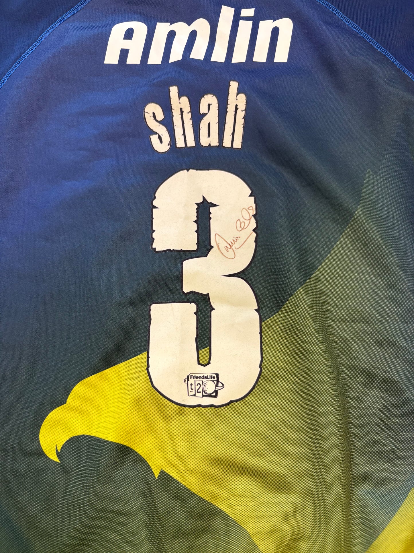 Owais Shah Essex Eagles T20 Match Worn And Signed Playing Pullover