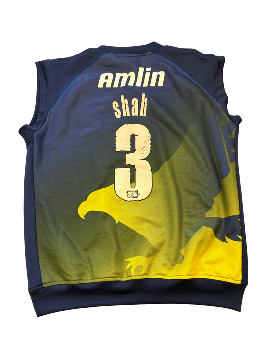 Owais Shah Essex Eagles T20 Match Worn And Signed Playing Pullover