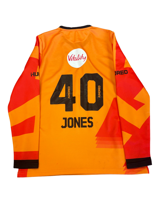 Amy Jones Birmingham Phoenix 2023 Hundred Match Worn LS Playing Jumper