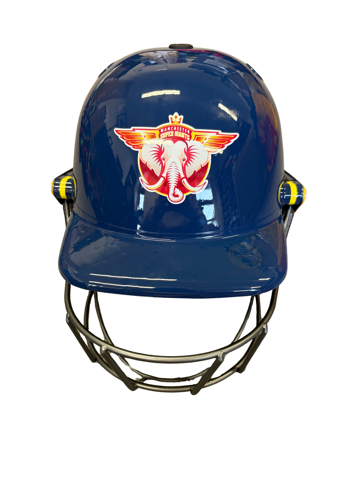 Manchester Super Giants 2026 Hundred Masuri T-Line Plus Titanium Match Used Cricket Helmet