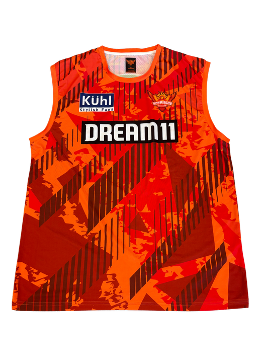 Sunrisers Hyderabad 2024 IPL Player Issue Sleeveless Training Vest