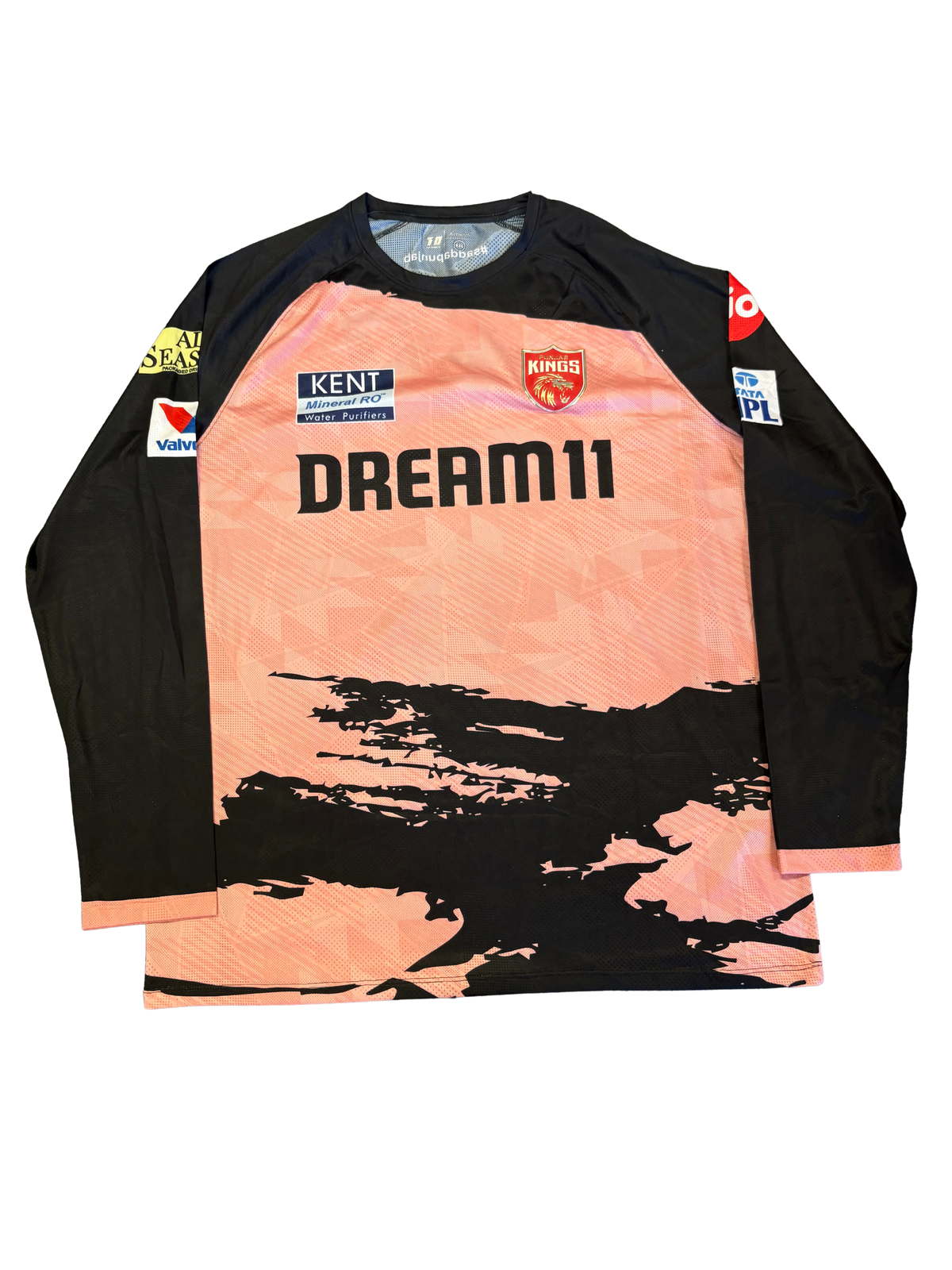 Punjab Kings 2025 IPL Player Issue LS Training T-Shirt