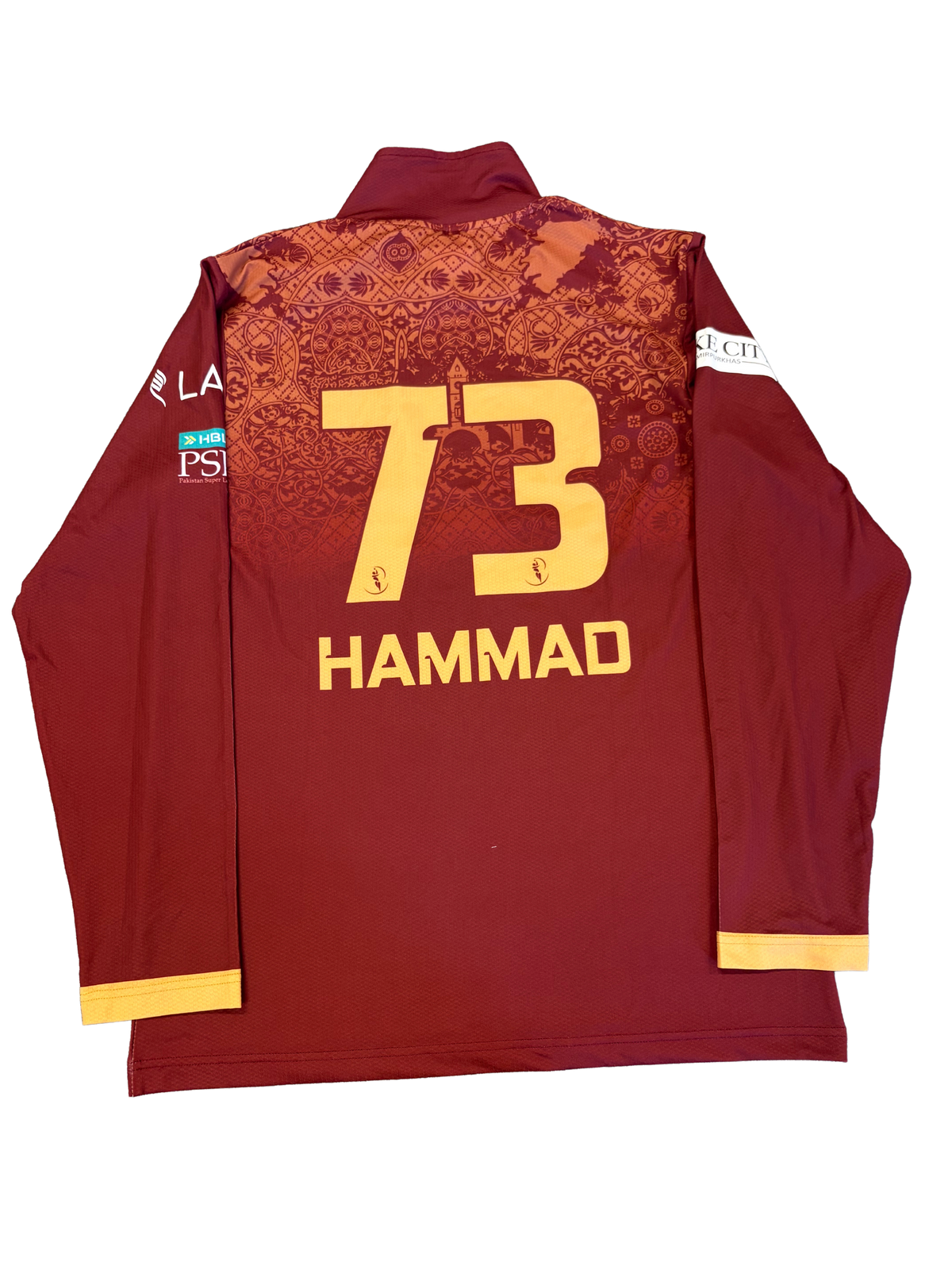 Hammad Azam Hyderabad Kingsmen 2026 PSL Match Issue LS Playing Shirt