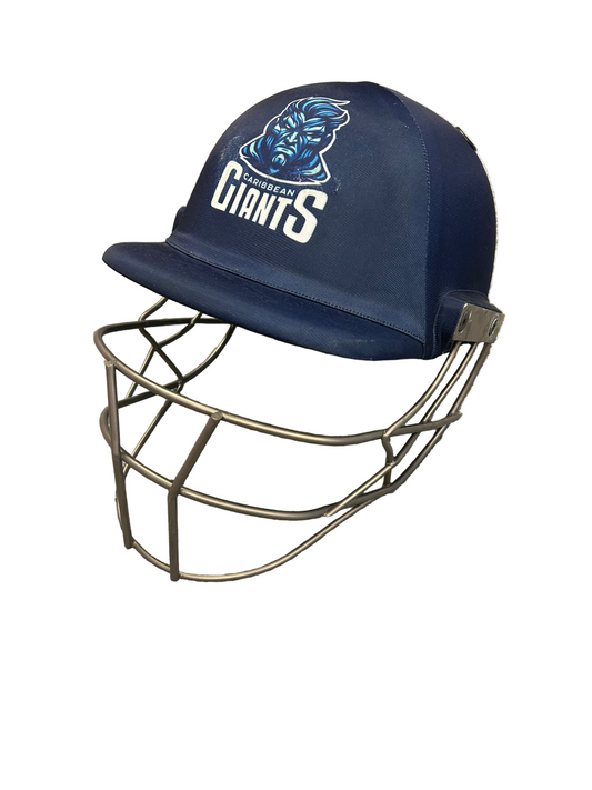 Caribbean Giants Max60 Shrey Air Titanium Match Used Helmet