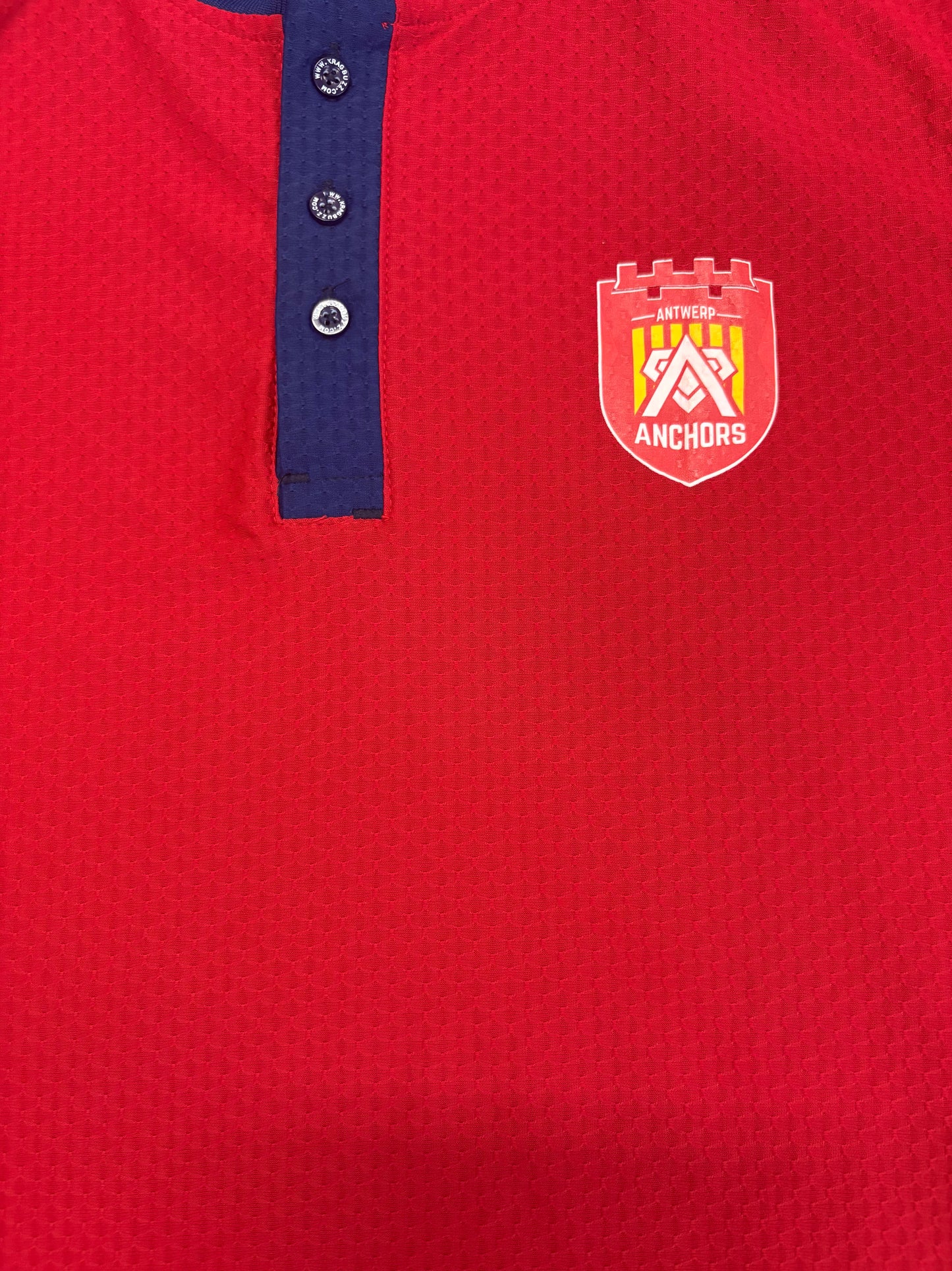 Antwerp Anchors EUT20 Player Issue Travel And Media Polo Shirt