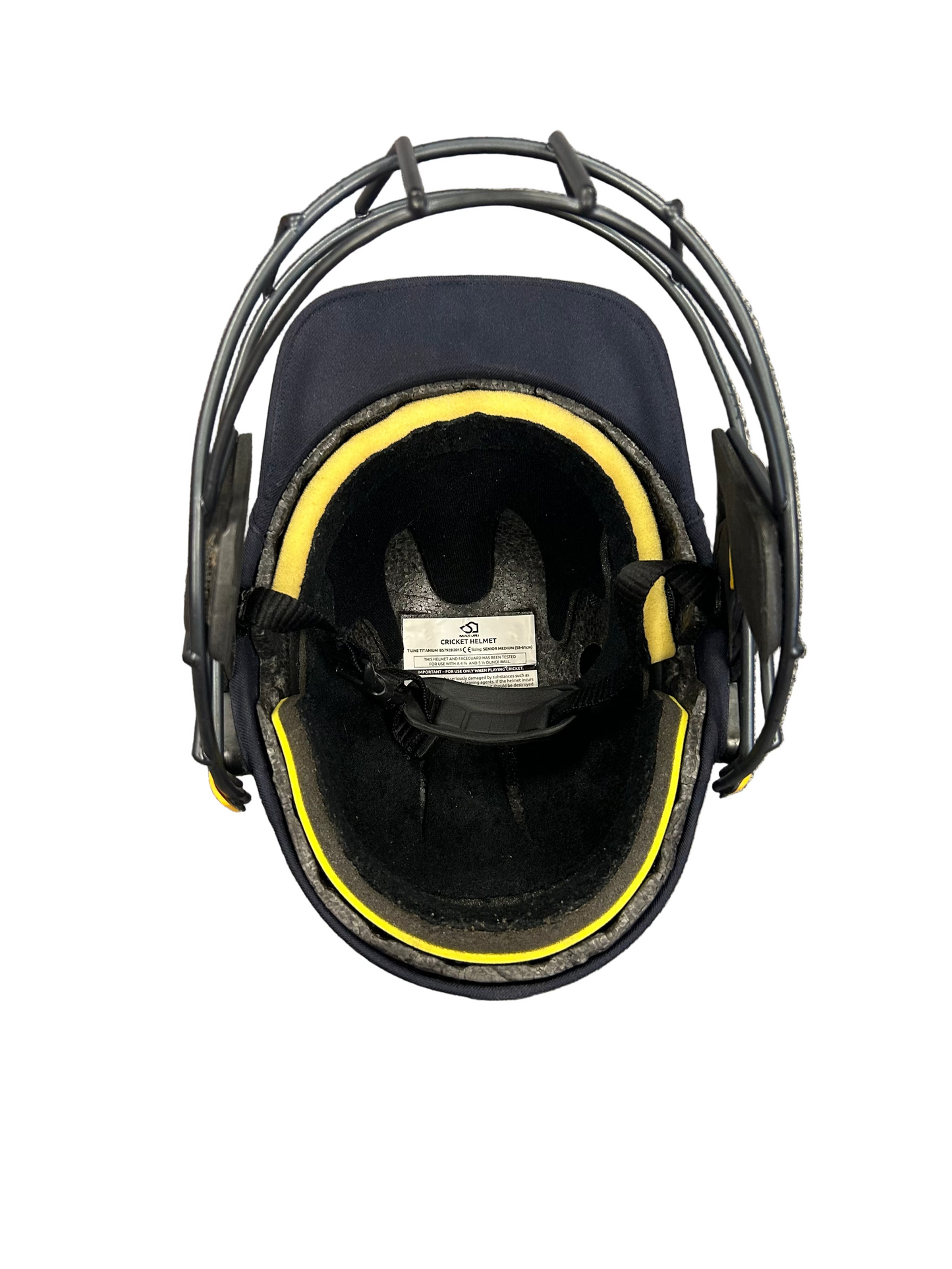 Scotland Masuri T-Line Titanium Match Used Cricket Helmet