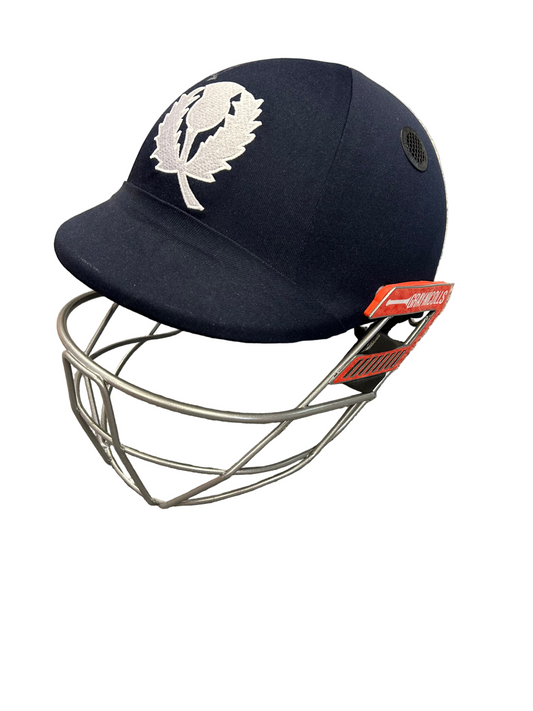 Scotland Gray Nics Ultimate 360 Pro Titanium Match Used Cricket Helmet