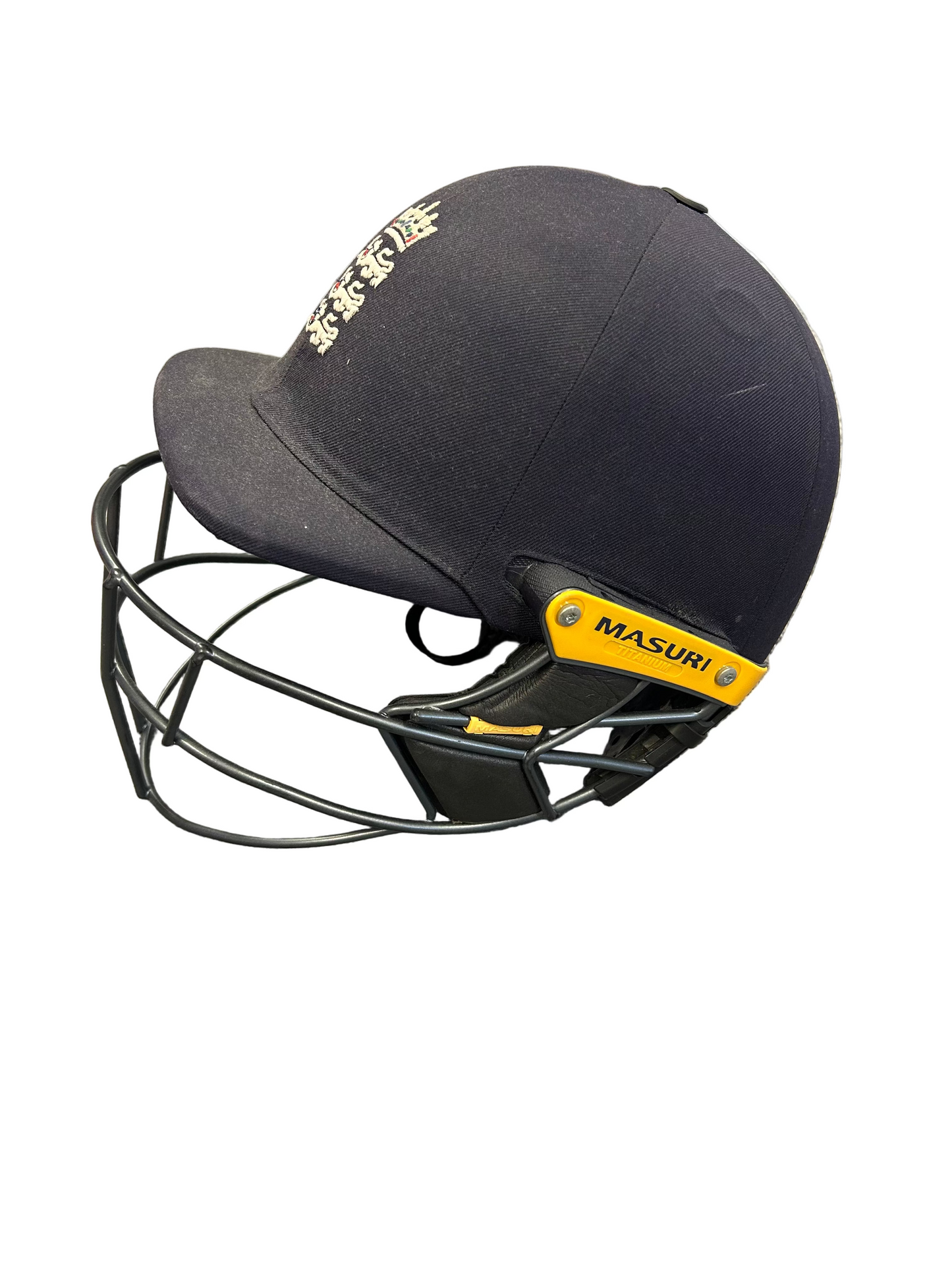 England Masuri T-Line Titanium Match Used Cricket Helmet