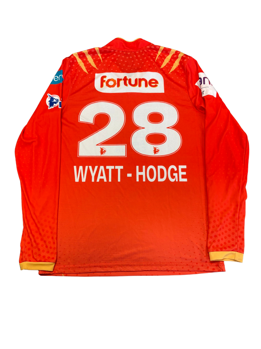 Danni Wyatt-Hodge Gujarat Giants 2025 WPL Match Worn LS Playing Shirt