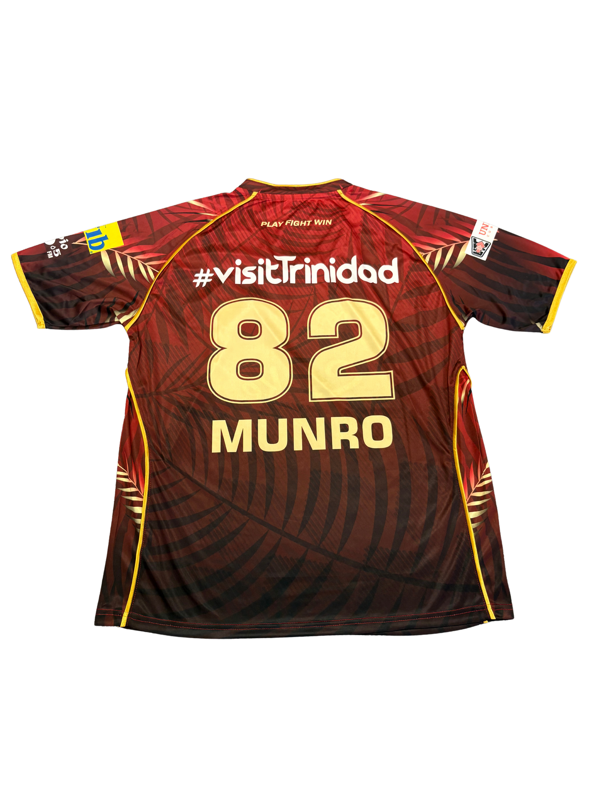 Colin Munro Trinbago Knight Riders 2025 CPL Match Issue SS Playing Shirt